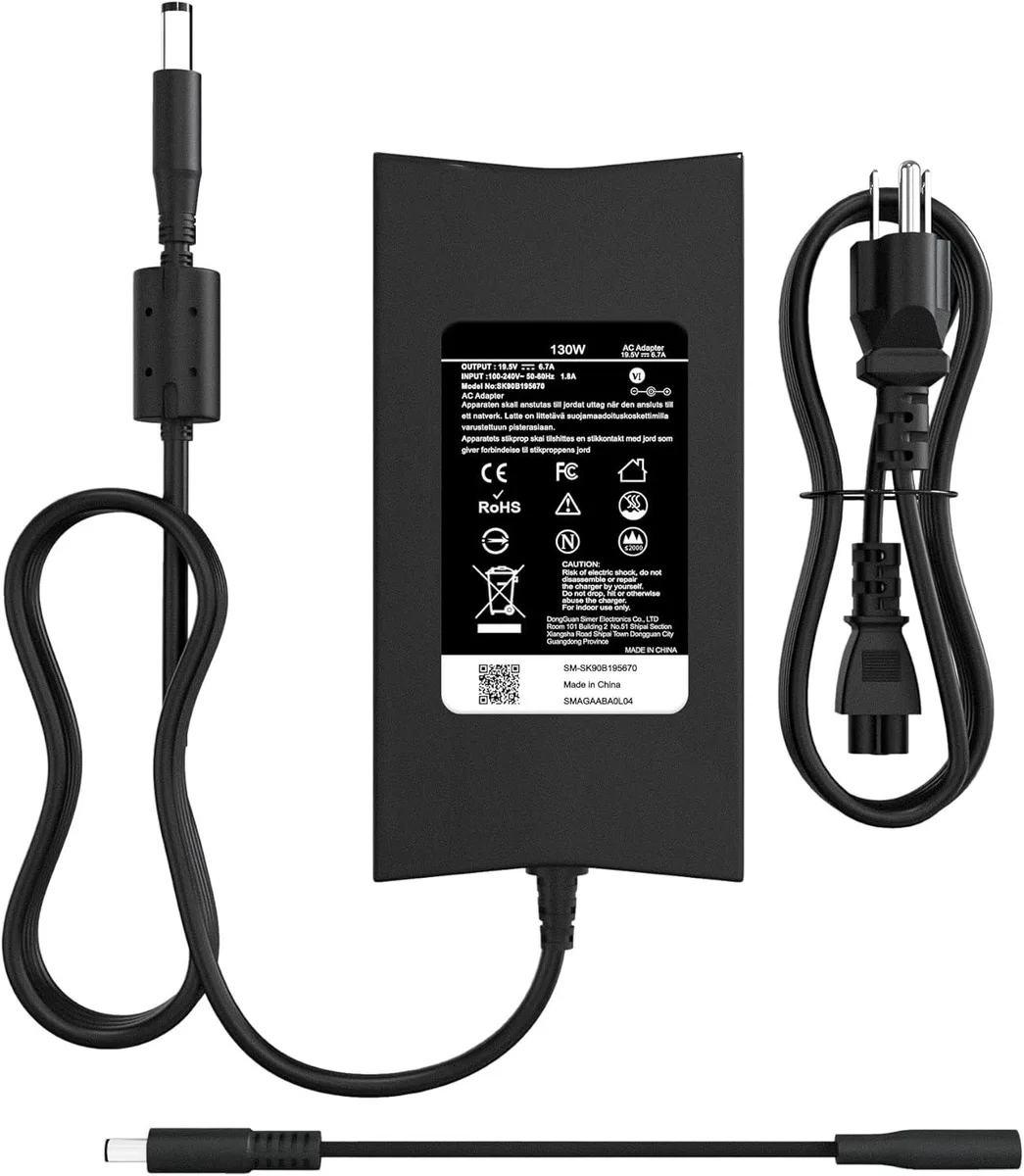 TOPRANK TOPRANK 130W Dell AC Adapter 7.4 x 5.0 mm 4.5 x 3.0 mm — product photo