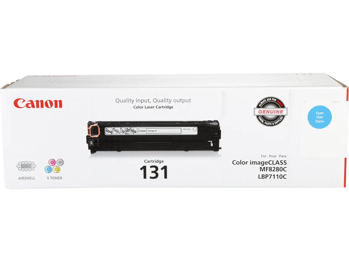 Canon Canon 131 (6271B001) Cyan Toner Cartridge 1500 Pages — product photo