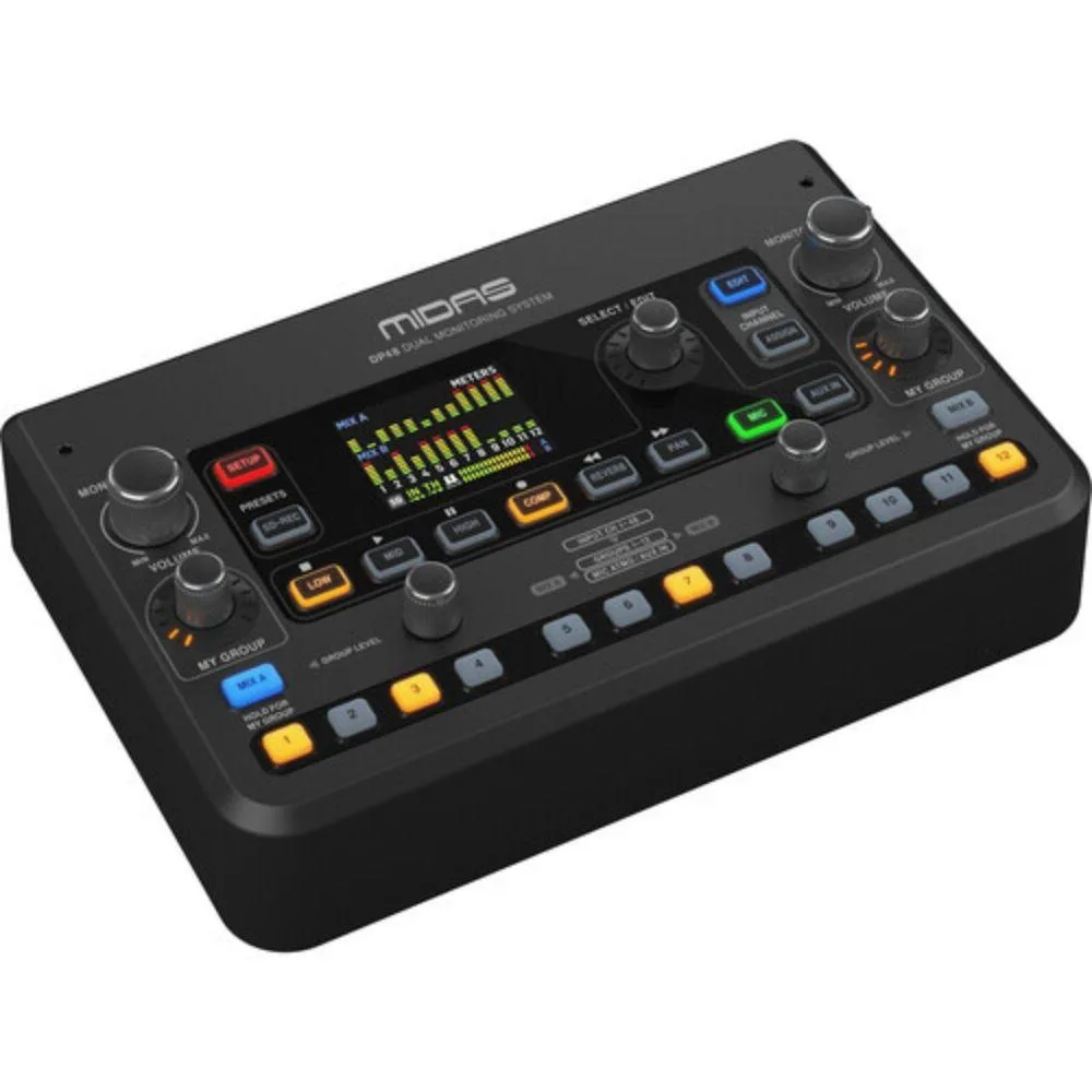 Midas Midas DP48 Dual 48-Channel Personal Monitor Mixer with SD Recorder — product photo