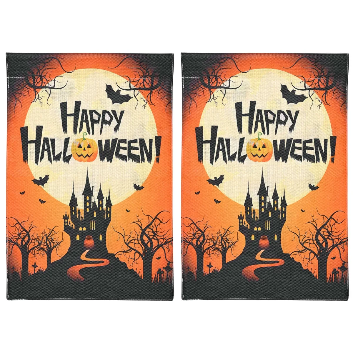 Yescom USA, Inc. Yescom USA, Inc. 12"x18" Halloween Garden Flag Castle Bat Party 2 Pcs 2026 — product photo