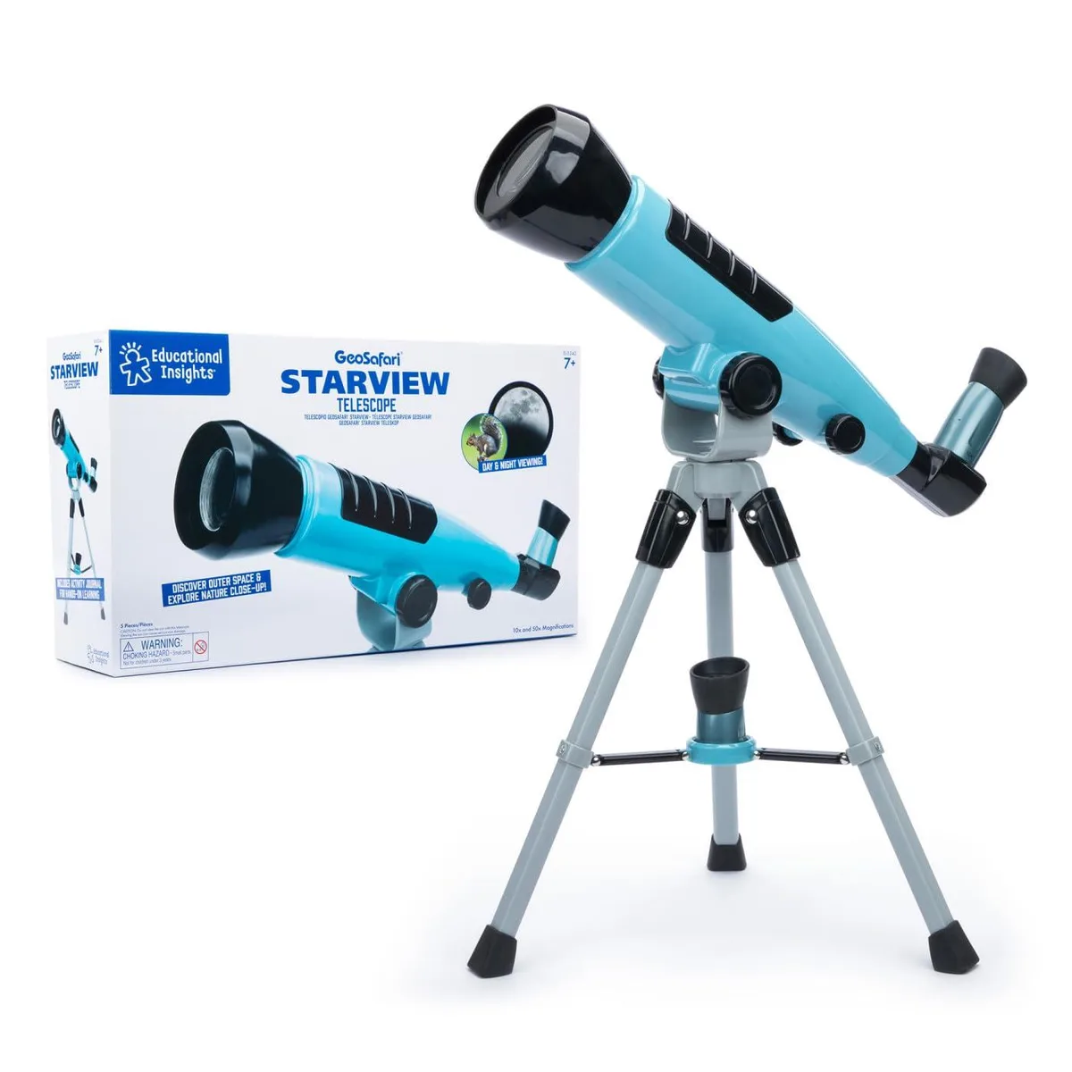 GeoSafari 5242 Telescope 10x 50x 24-page journal science — product photo