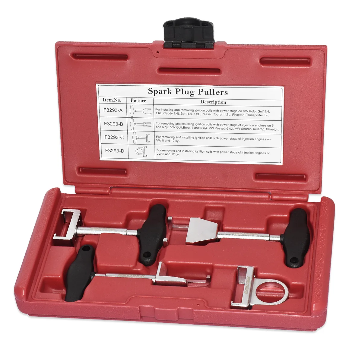Firstinfo Tools Co., Ltd. Firstinfo Tools Co., Ltd. Ignition Coil Puller Set F3293A/B/C/D for VW Audi indoor maintenance — product photo