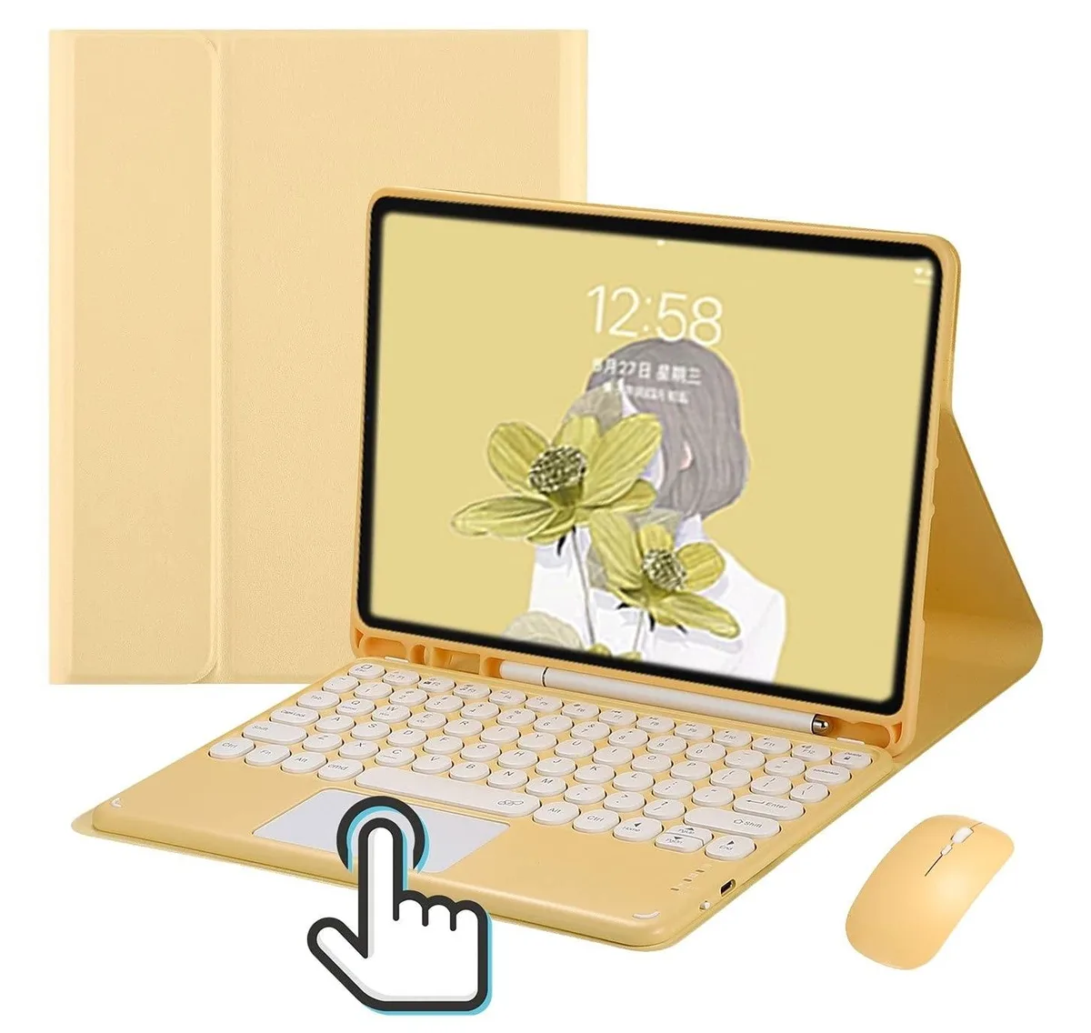 BESIGN BESIGN s2018 2 in 1 accessory for iPad 5 6 Air 2 Pro 9.7 Yellow — product photo