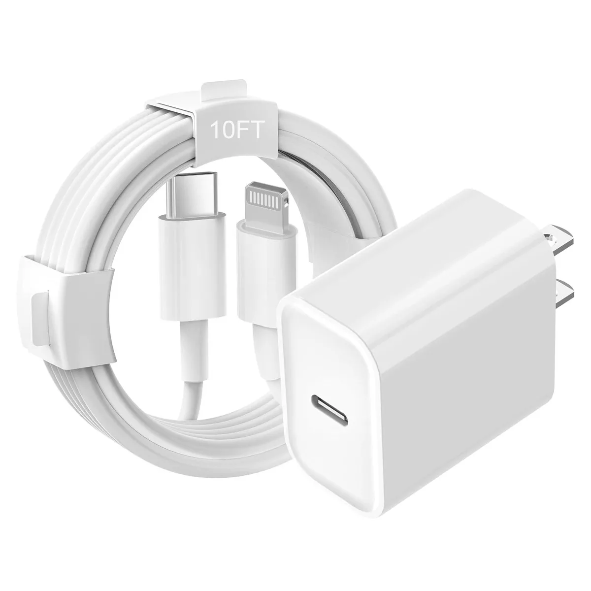 ONITOON ONITOON 10ft USB-C PD 3.0 Wall Charger with Lightning Cable — product photo