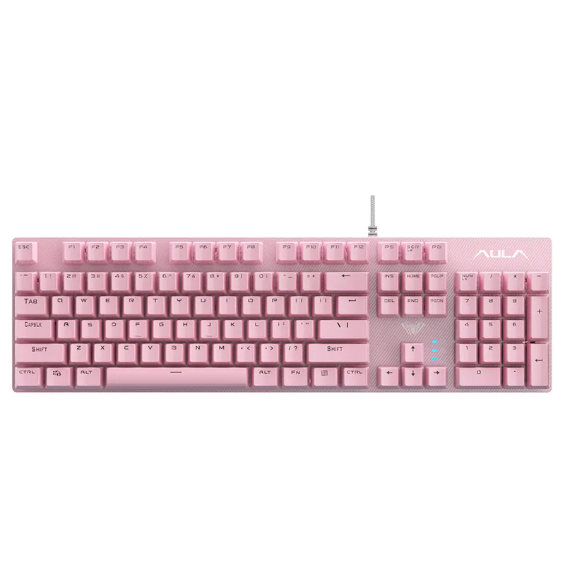 AULA AULA S2022 Wired Mechanical Gaming Keyboard 104 Keys Pink — product photo