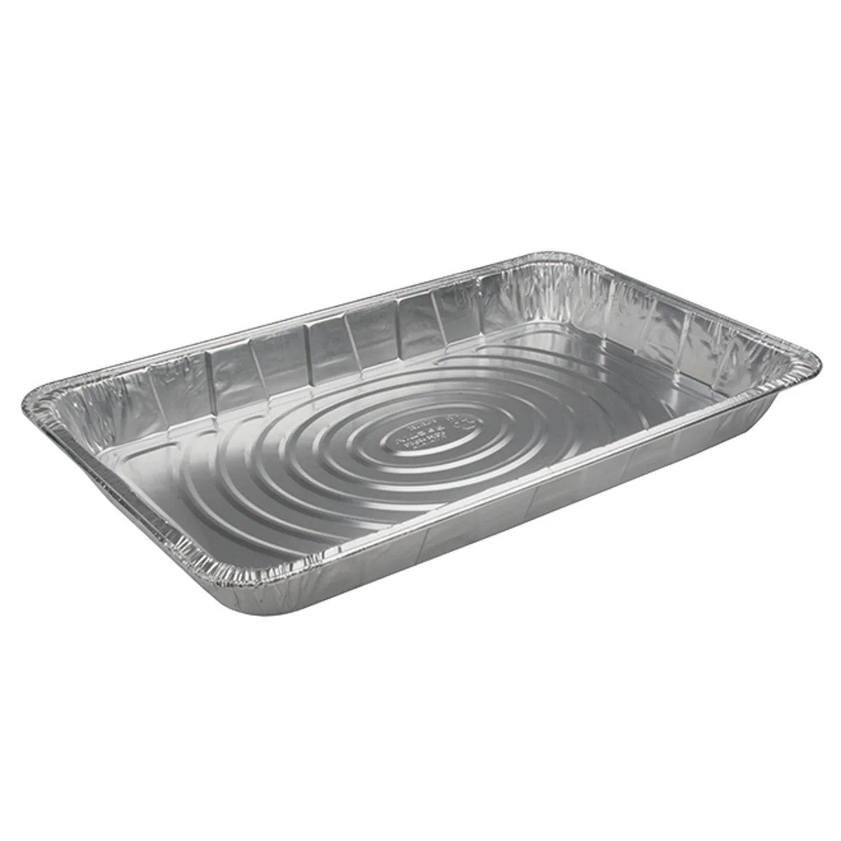 Pactiv Pactiv Y6120XH Aluminum Steam Table Pan Full-Size Medium 2.2" Deep 19.6 x 11.6 40/Carton — product photo