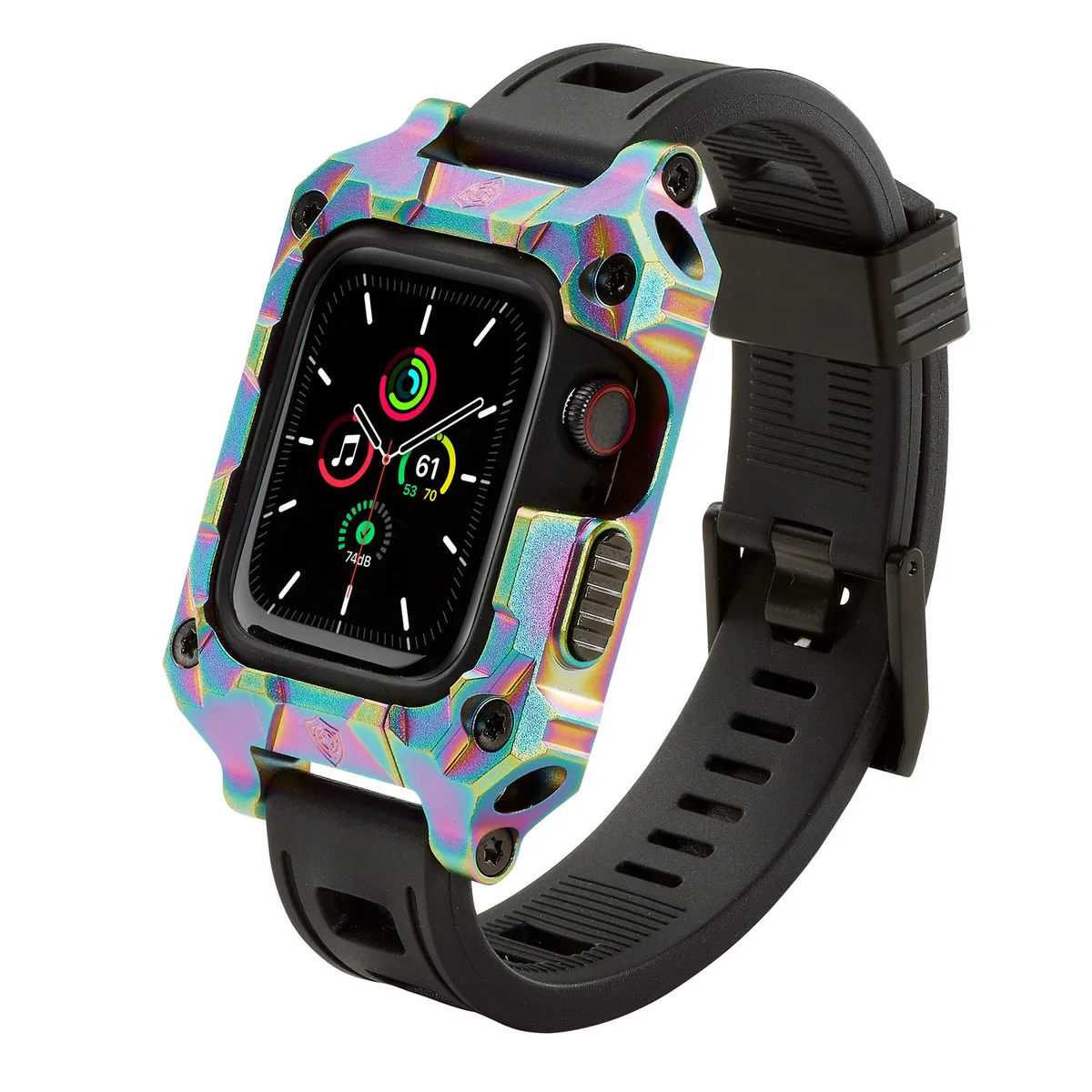 Rowe Tactical Inc. Rowe Tactical Inc. Rowe Shield Apple Watch Case 45mm Chameleon Iridescent ISOFrane Band watch accessory — product photo