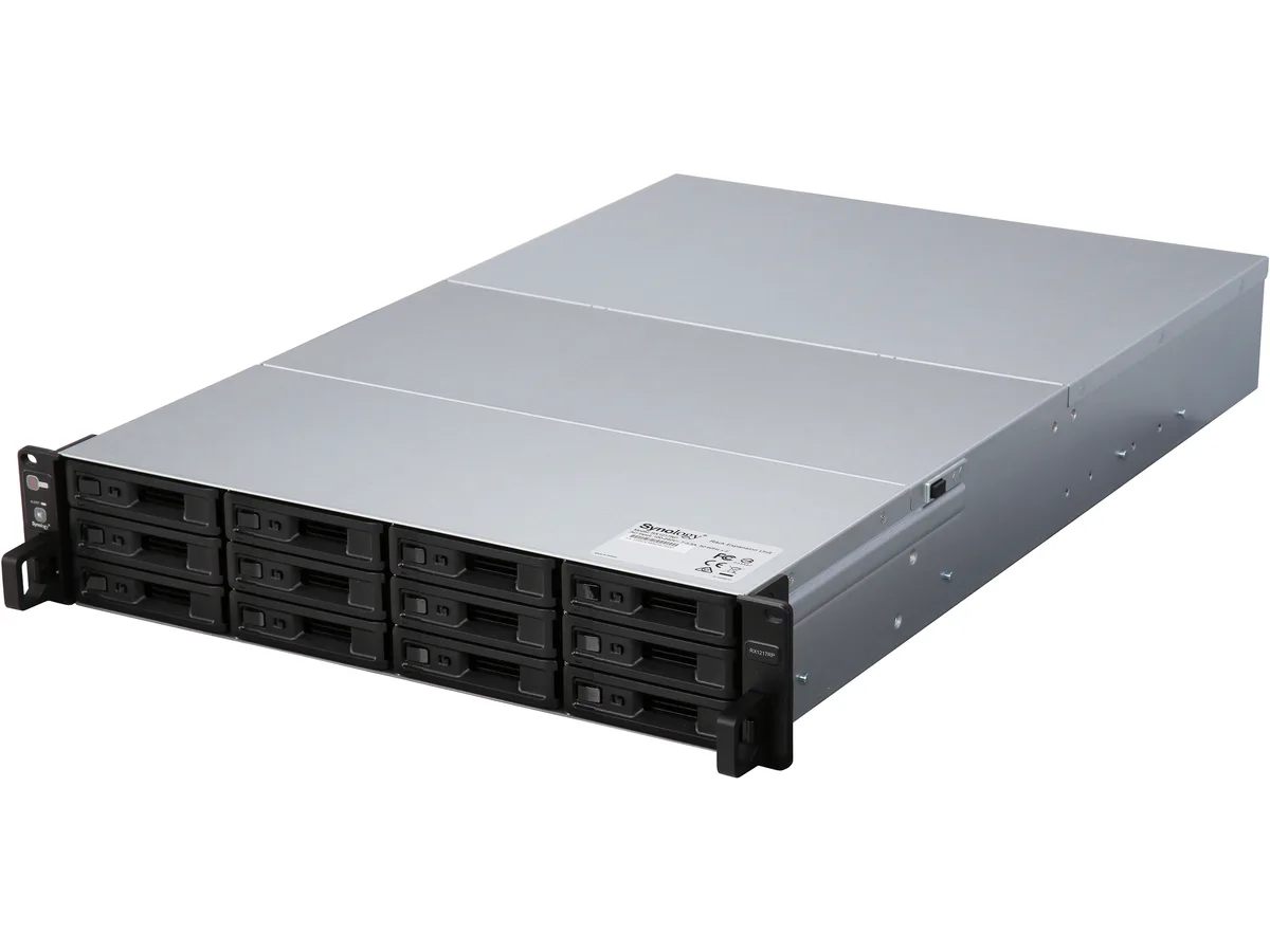 Synology Inc. Synology Inc. RX1217RP 12-bay rackmount NAS (2×500W) — product photo