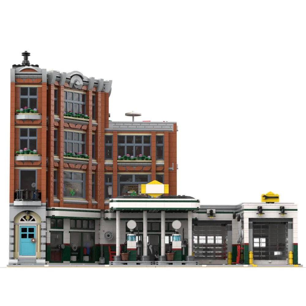 ZITIANYOUBUILD ZITIANYOUBUILD MOC-126334 Plus-size Corner Garage 4897 Parts — product photo