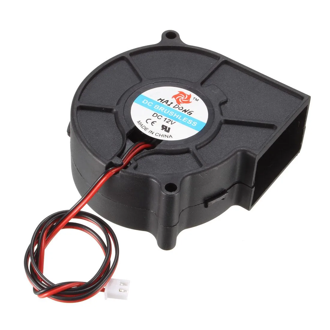 Unique-Bargains Unique-Bargains DC12V 75x75x30mm Brushless Turbo Blower Cooling Fan 2Pcs — product photo
