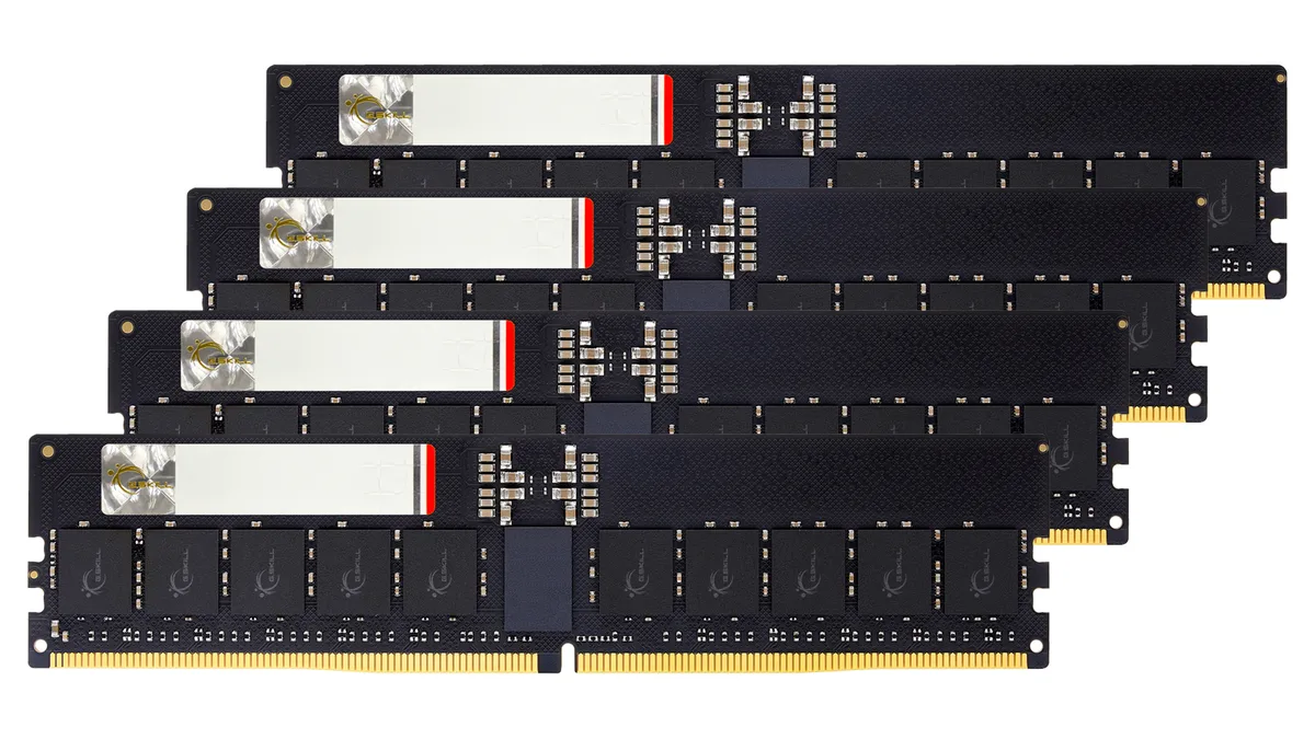 G.SKILL G.SKILL F5-6800R3445G32GQ4-G5N 128GB (4 x 32GB) DDR5 6800 ECC Registered server RAM — product photo