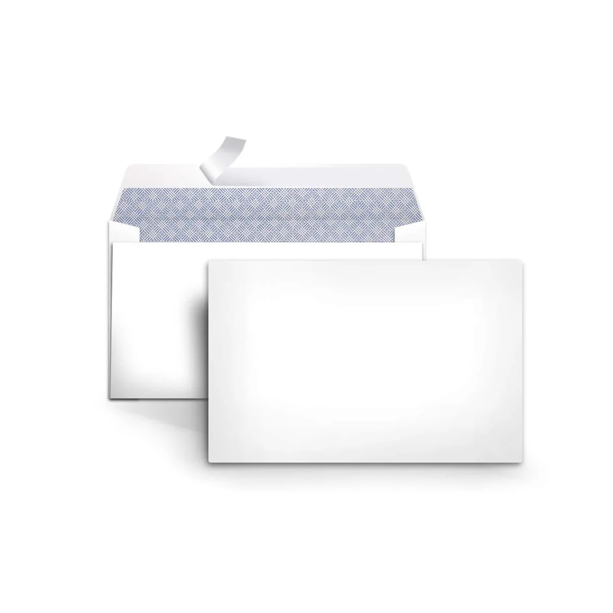  Amazon Basics AMZA25 #6 3/4 Security-Tinted Self-Seal Envelopes White 100-Pack — product photo