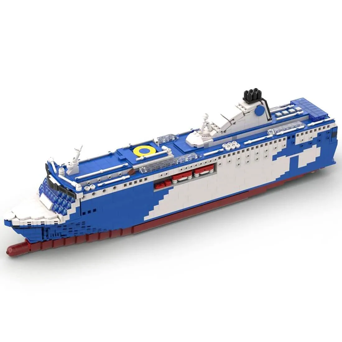ZITIANYOUBUILD ZITIANYOUBUILD MOC-70050 Ms Finlandia Cruiseferry 1890 parts — product photo