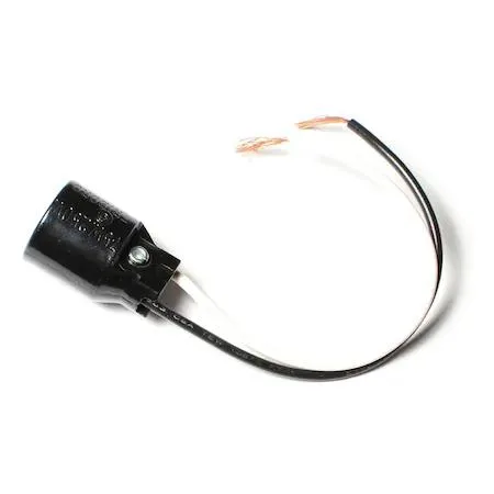 White intermediate base electrical socket made of heat resistant plastic