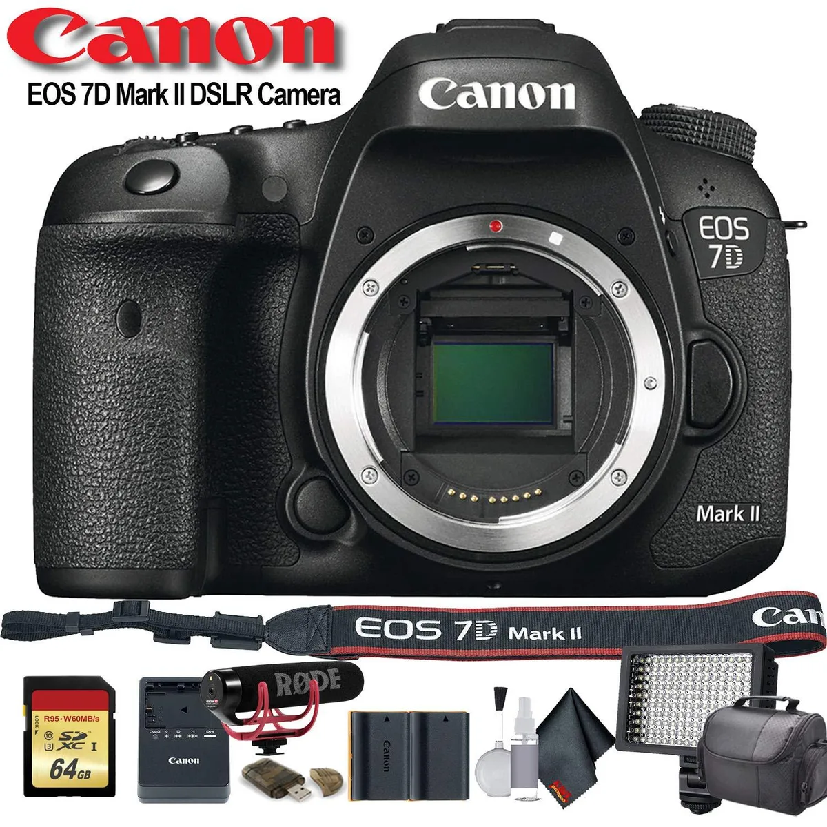 Canon International Canon International EOS 7D Mark II DSLR Camera Advanced Bundle 9128B002 — product photo
