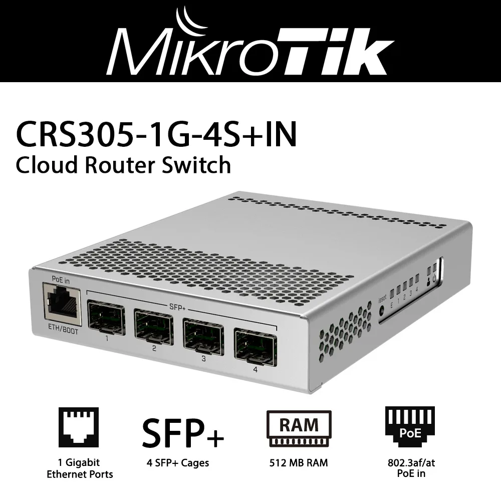 Mikrotik Mikrotik CRS305-1G-4S+IN network switch — product photo
