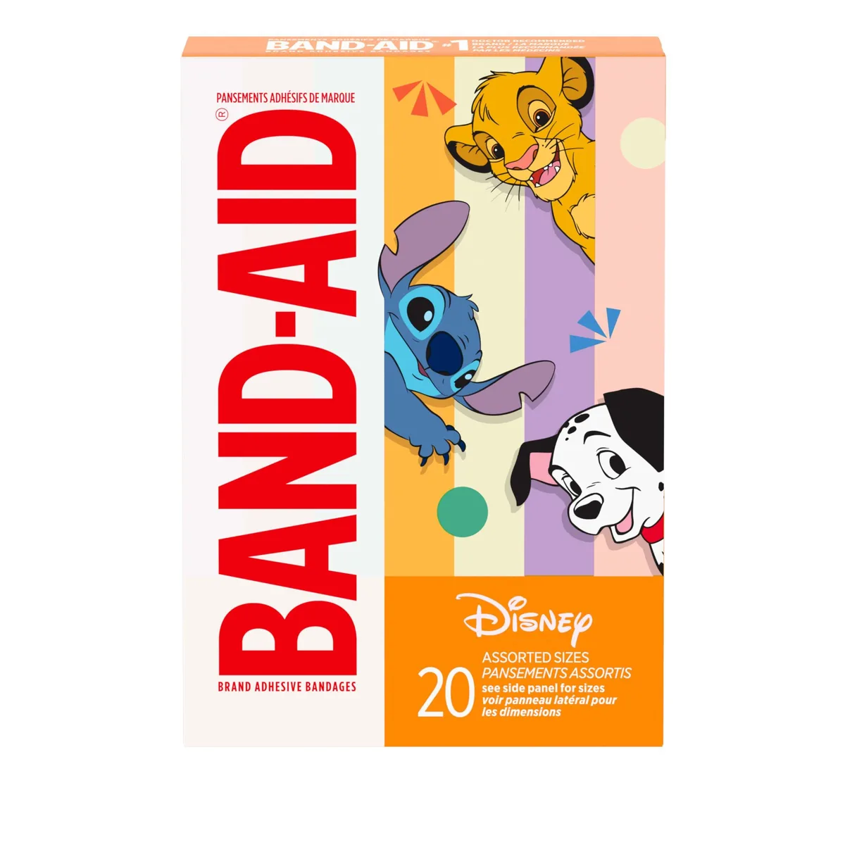Band-Aid Classic Disney Adhesive Bandages 20 Count — product photo