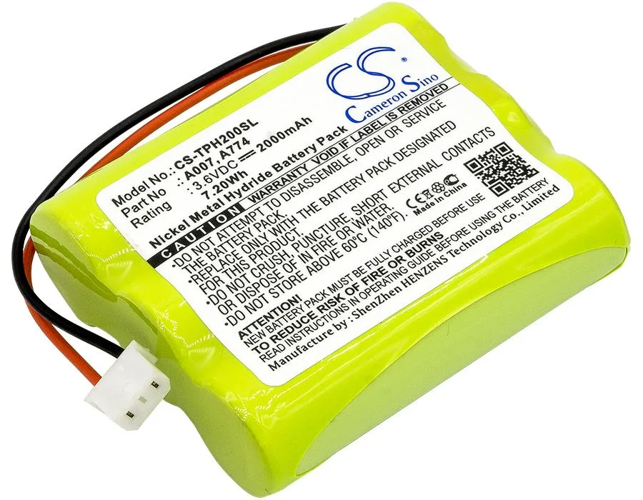 Estry Estry 712 3.6V 2000mAh Ni-MH standard battery — product photo