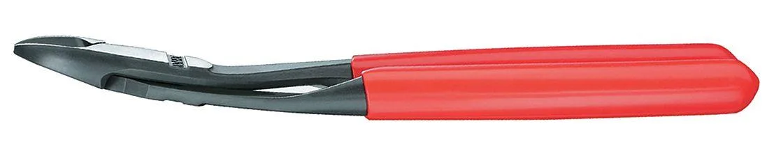Knipex 8 inch high leverage diagonal cutter with red ergonomic handles