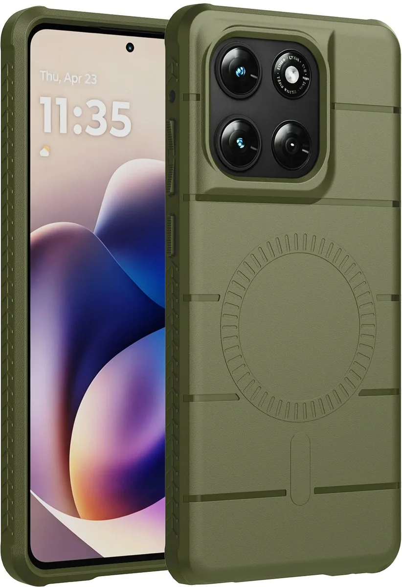 Nakedcellphone Nakedcellphone Flex Case Olive Green Moto G Stylus 2025 2026 MagSafe — product photo