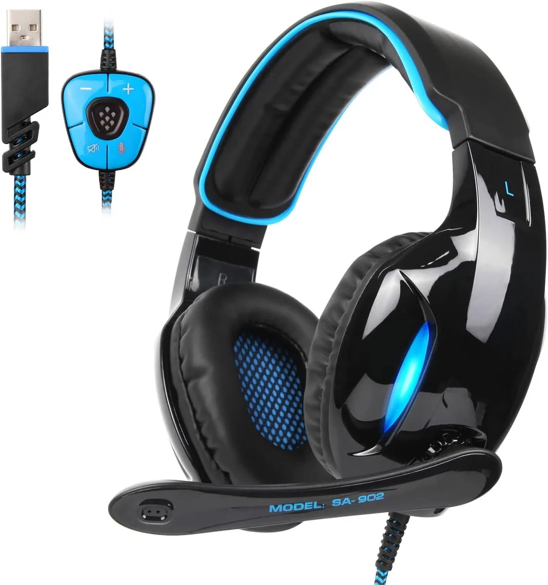 BFKK BFKK SA902 7.1 USB Surround Sound Gaming Headset — product photo