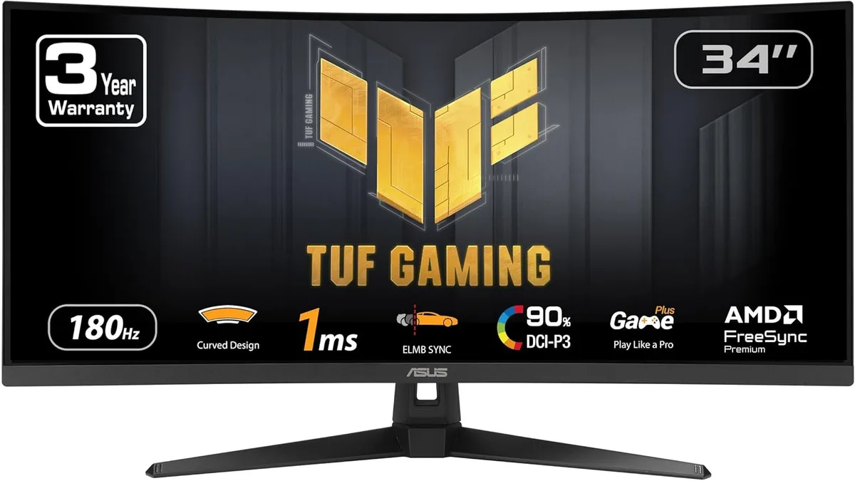 ASUS ASUS VG34VQ3B 34" 1500R curved gaming monitor — fotografie produktu
