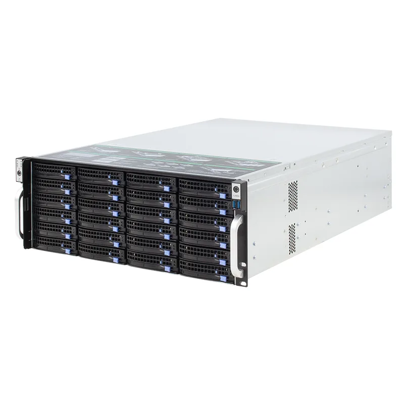 Shenzhen Junxiangcheng Technology Co., Shenzhen Junxiangcheng Technology Co., 24-Bay 6Gb/s miniSAS 4U Server Chassis — product photo