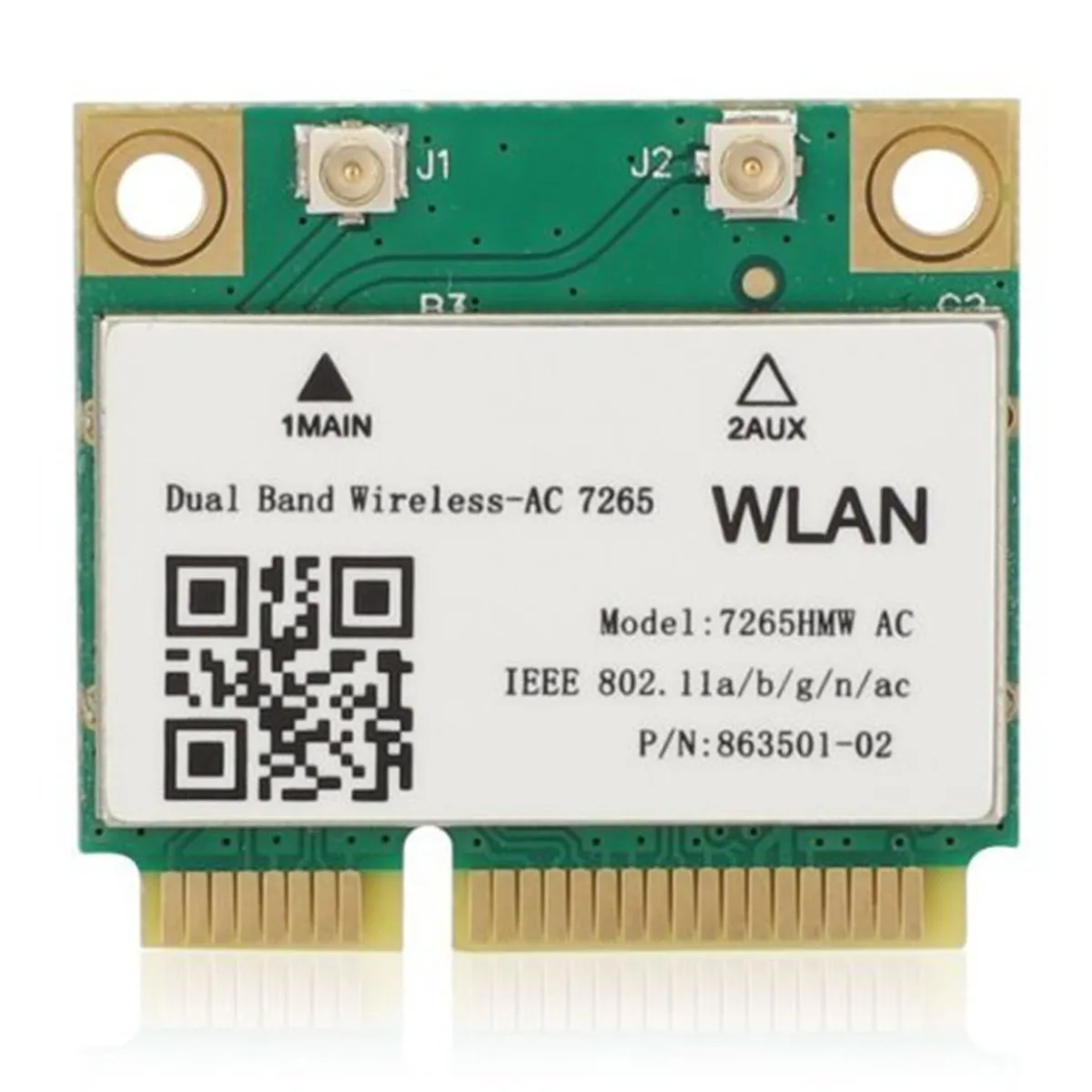 HighZer0 Electronics HighZer0 Electronics 7265HMW Wi-Fi 5 Mini-PCIe Card Bluetooth 4.0 867 Mbps — product photo