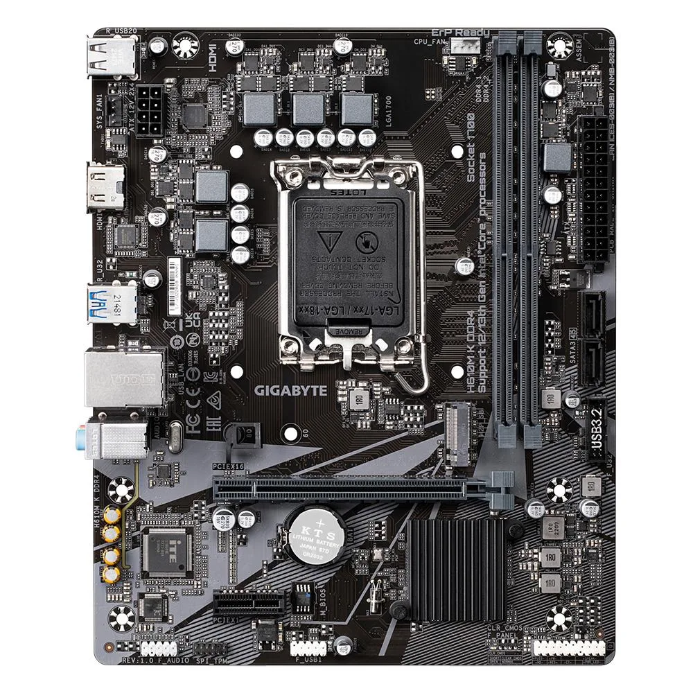 GIGABYTE GIGABYTE H610M K DDR4 1.0 Intel motherboard — product photo