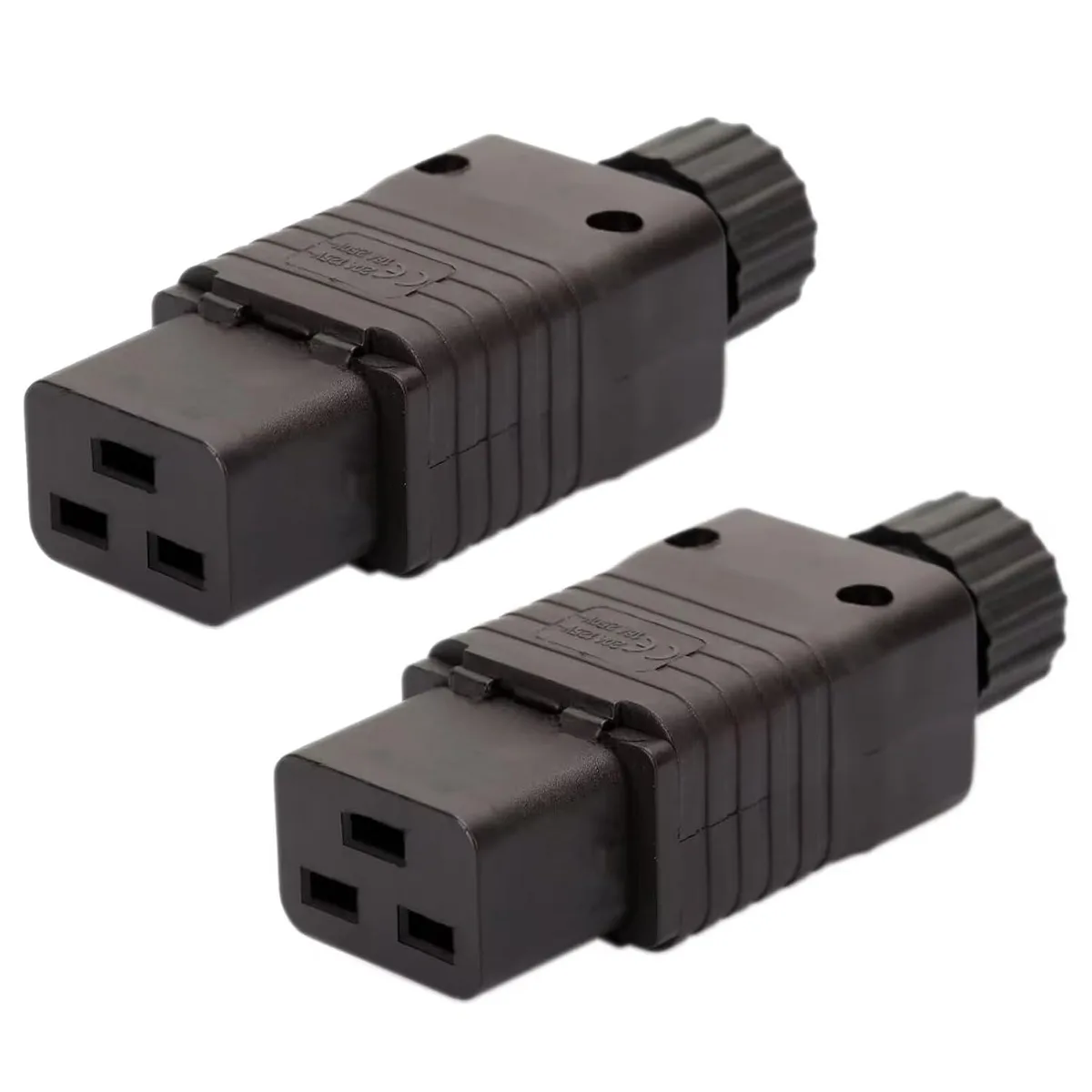 TeKit TeKit IEC320 C19 Female Connector 10A 250V 5 Pack — product photo