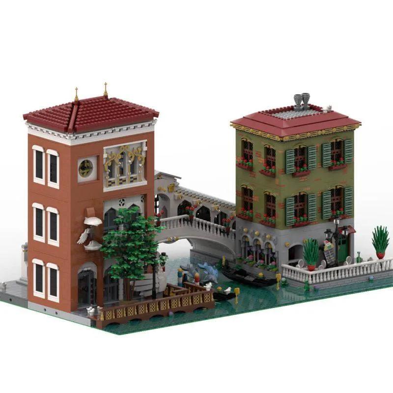 ZITIANYOUBUILD ZITIANYOUBUILD MOC-125784 Canal Grande Venice Building Set 10097 Parts — product photo