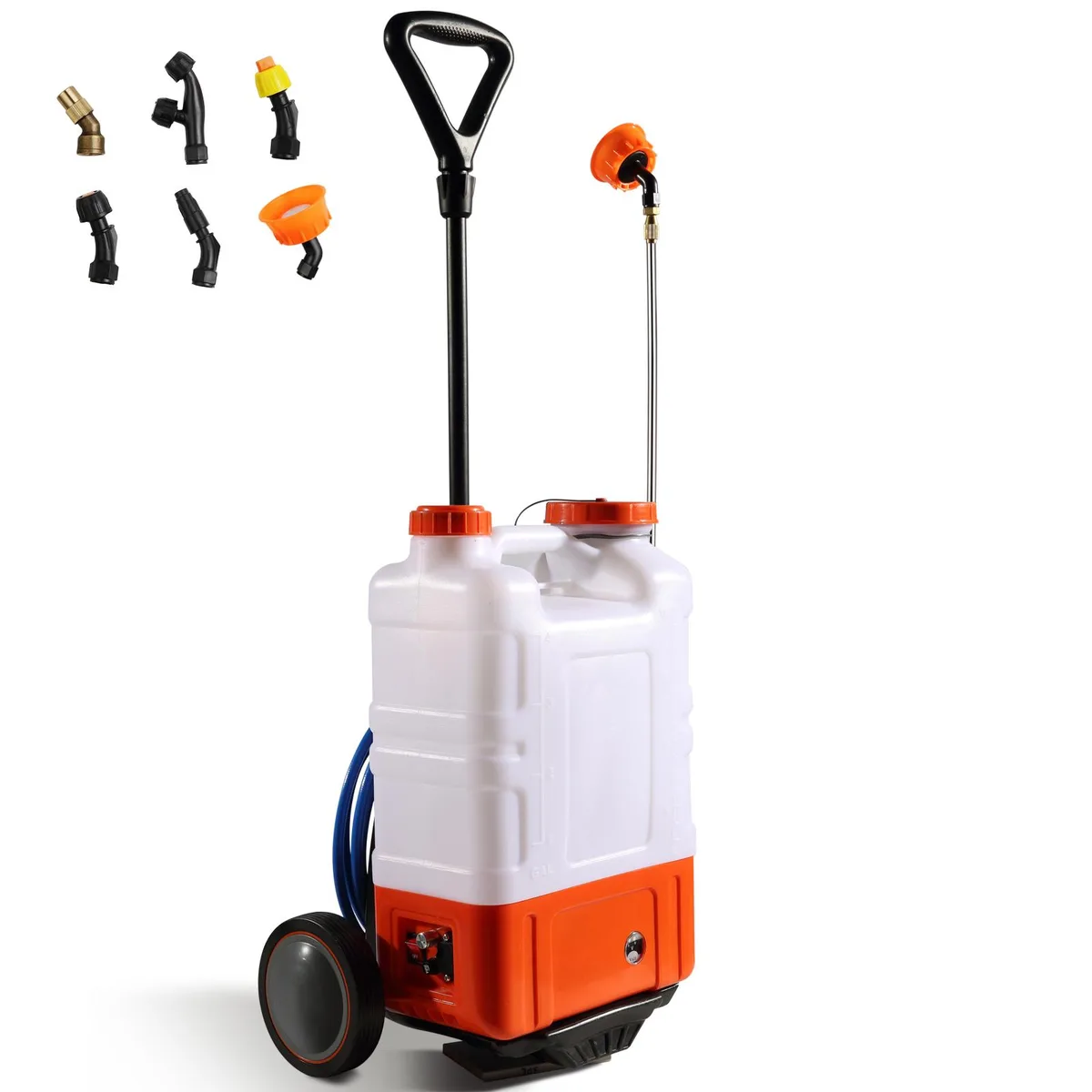VEVOR VEVOR Battery Backpack Sprayer with Cart 4 Gallon 12V 7.2Ah 0-94 PSI — product photo