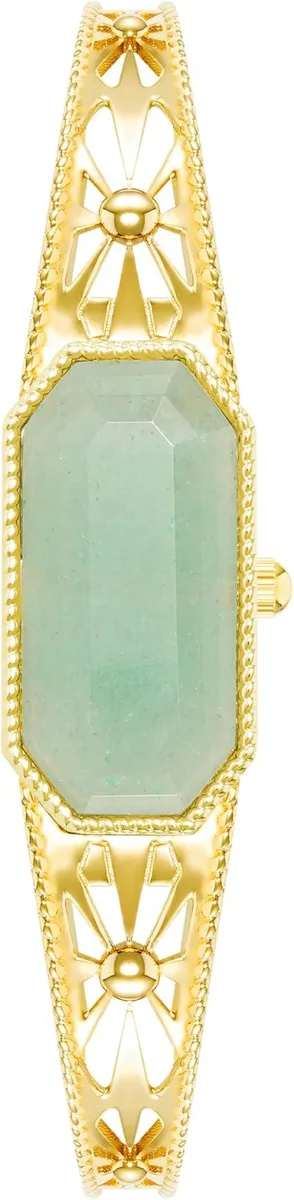 Anne Klein Anne Klein 28 mm Aventurine Gemstone Bangle Watch — product photo