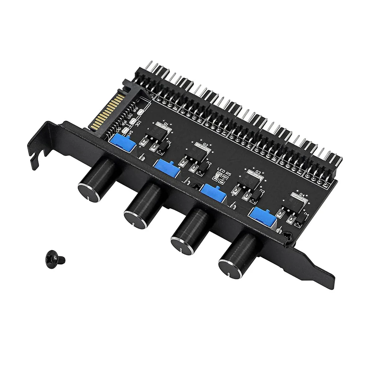 CAFELE CAFELE 4 Knob 8 Channel Fan Controller SATA 12V 72W — product photo