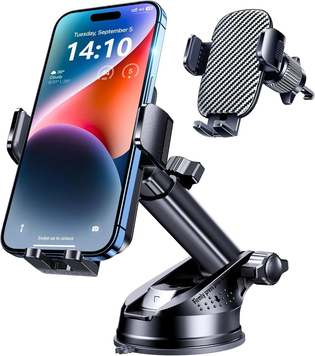 Keyence Keyence 3-in-1 Dashboard Windshield Vent Phone Mount — product photo