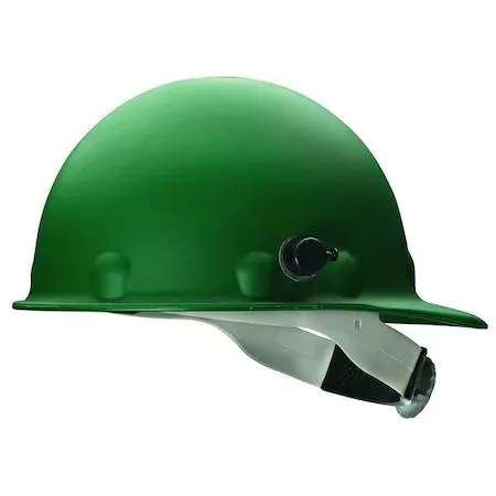 Fibre Metal Fibre Metal Roughneck P2A Front Brim Hard Hat Green — product photo