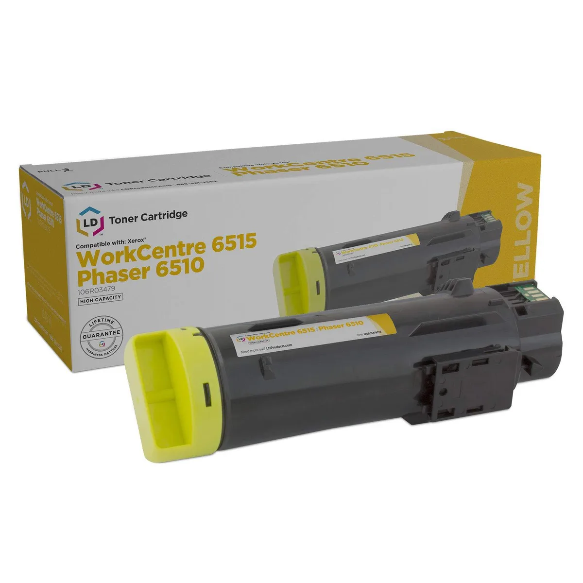 XEROX XEROX 106R03479 Yellow Toner Cartridge 2400 Pages — product photo