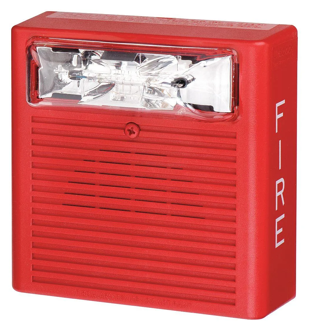 Eaton Eaton Horn Strobe Red 24VDC 99dB 75CP 0.480A Wall Mount — product photo
