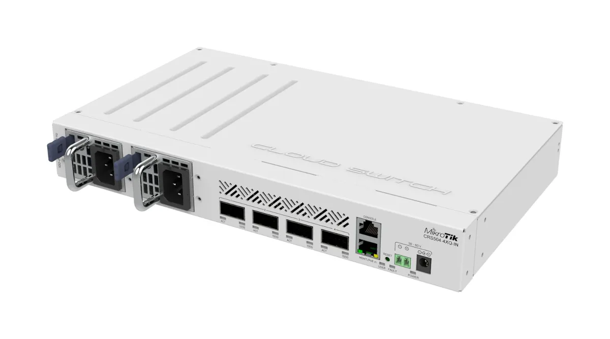 Mikrotik Mikrotik CRS504-4XQ-IN Cloud Router Switch 650MHz 4xQSFP28 40G — product photo