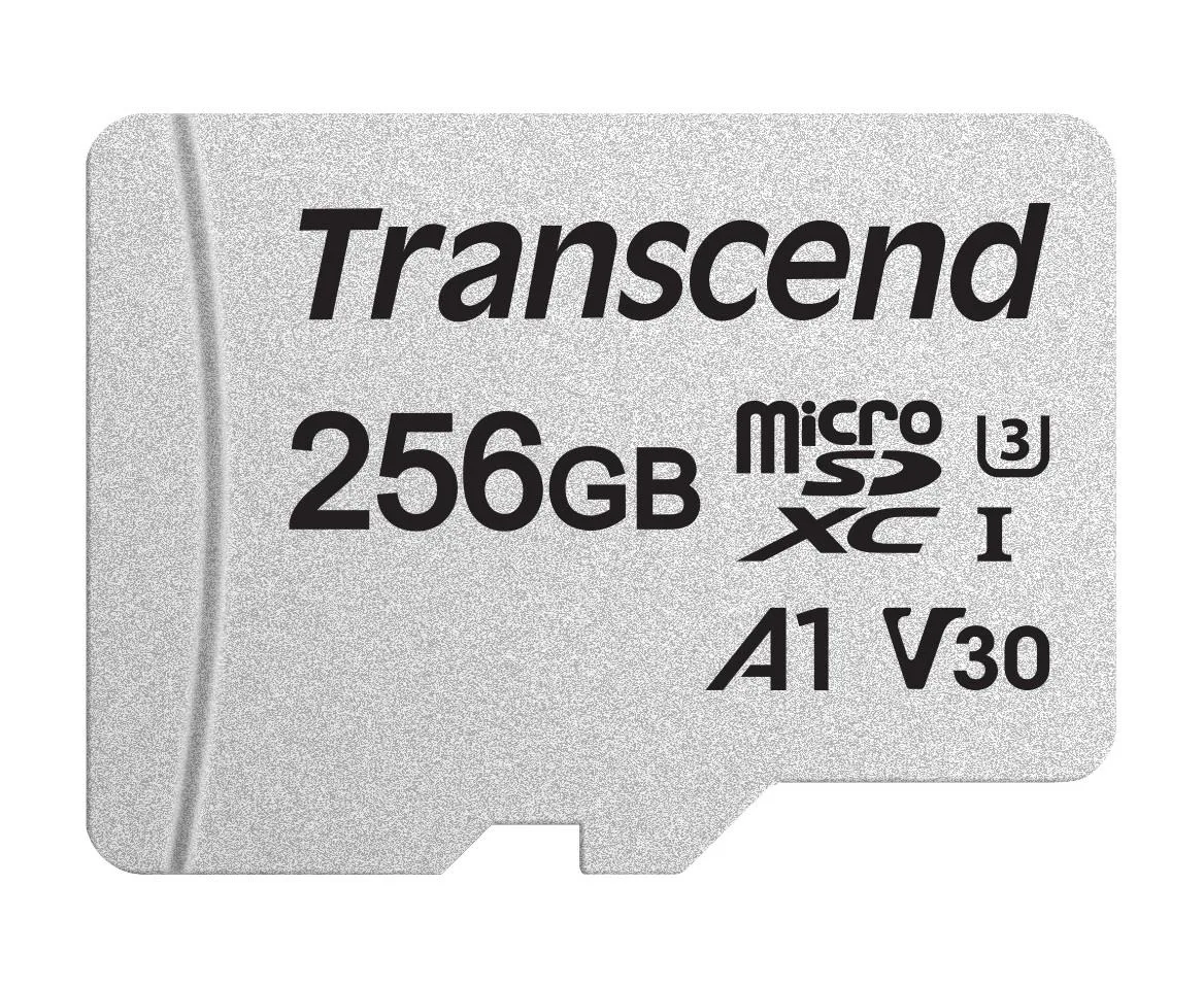 Transcend Transcend TS256GUSD300S-A 256GB microSDXC Class 10 95MB/s memory card — product photo