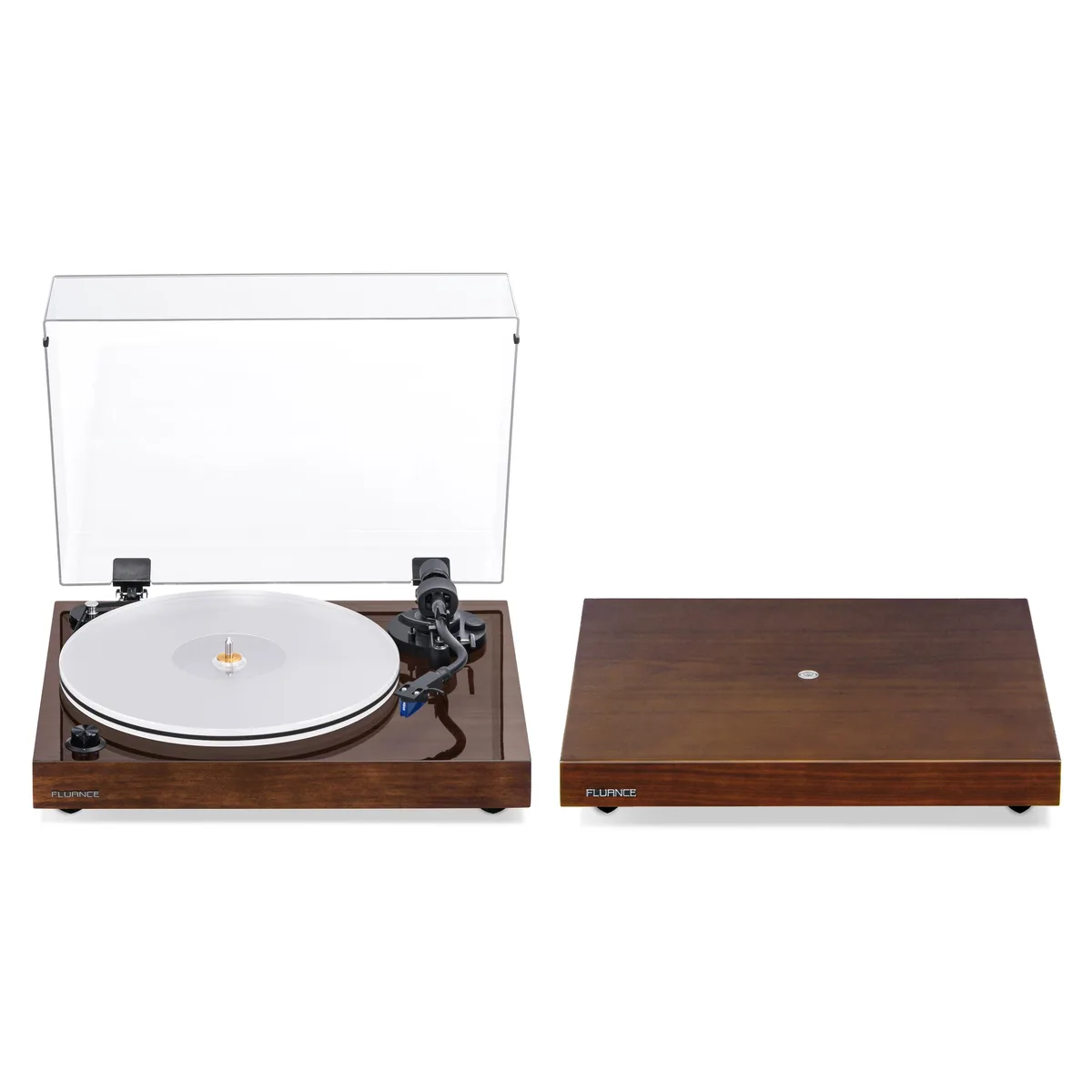 Fluance Fluance RT85WIB40 turntable Natural Walnut Ortofon 2M Blue — product photo