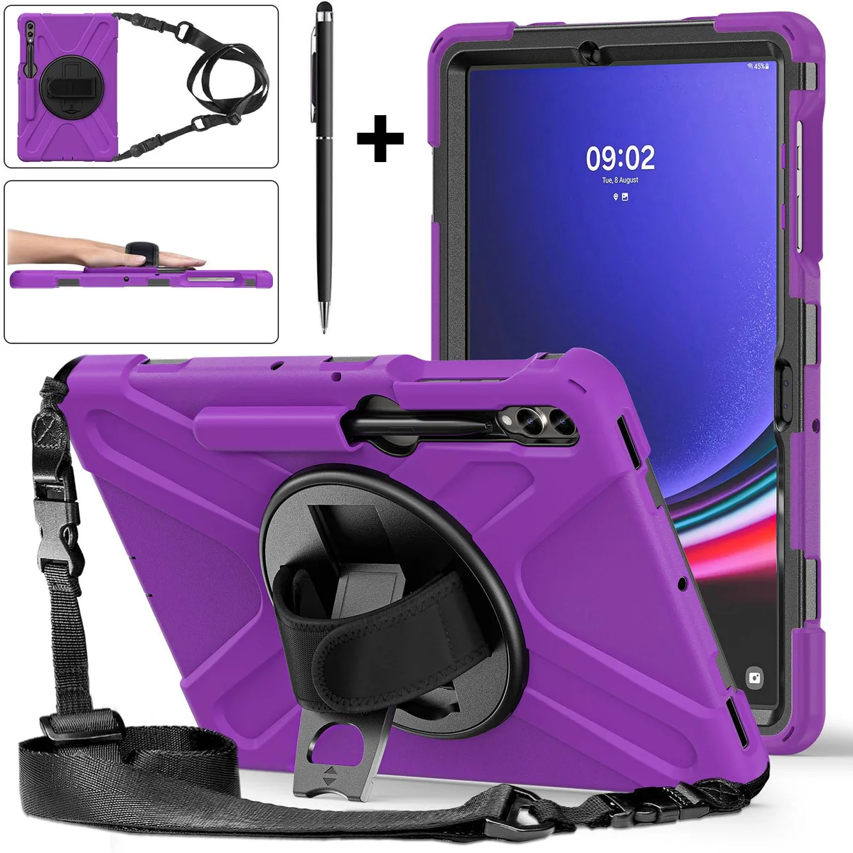 Werleo Werleo SM-X810/SM-X816B/SM-X818U 12.4 inch laptop case Purple — product photo