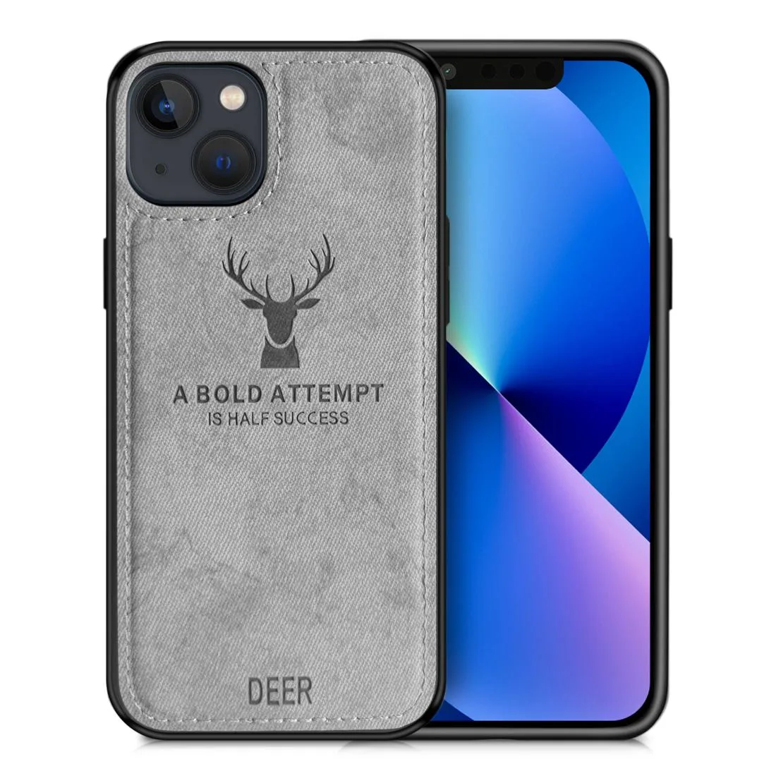 ALPHA DIGITAL INC ALPHA DIGITAL INC IP13-DEER-W case for iPhone 13 Gray — product photo