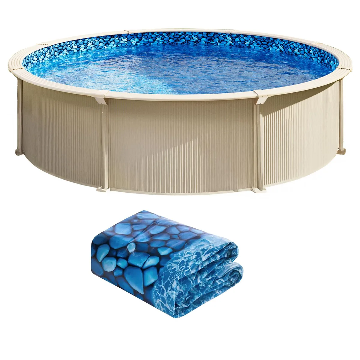VEVOR VEVOR 24ft Round Unibead Pool Liner 52in Wall .32 Gauge pool accessory — product photo