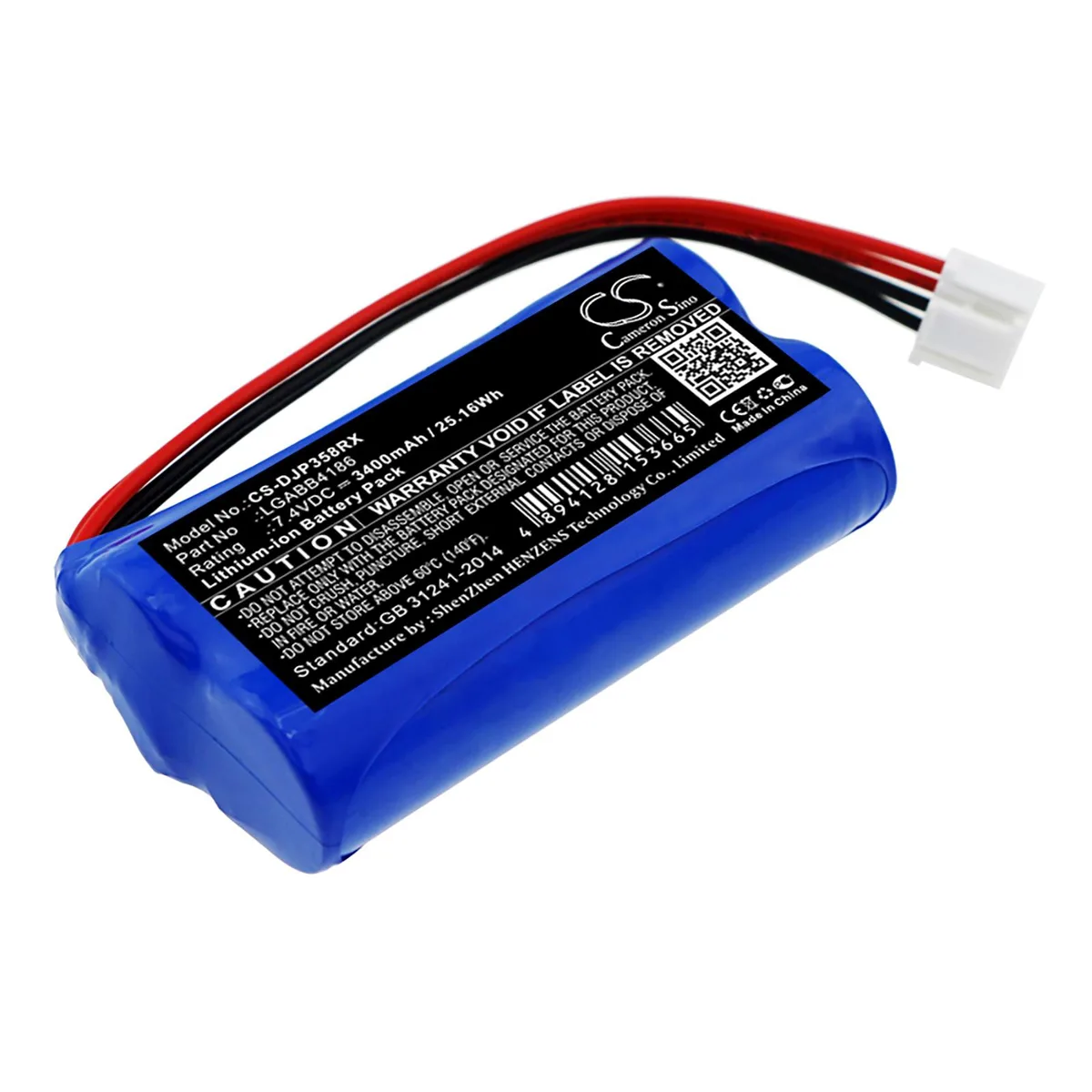 Cameron & Co Cameron & Co battery for DJI Phantom 3 4K Standard 3400mAh Blue — product photo