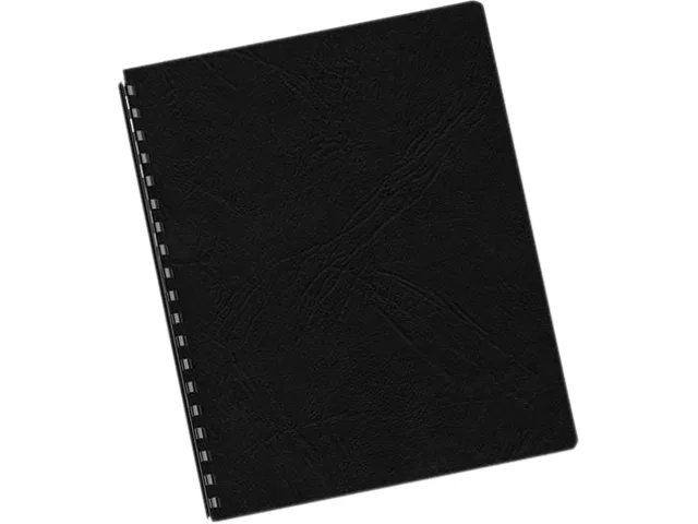 FELLOWES FELLOWES 52138 Binding Covers Black 200 Pack — product photo