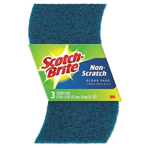 3M 3M 62310 Non-Scratch Scour Pads Blue 10 indoor maintenance — product photo