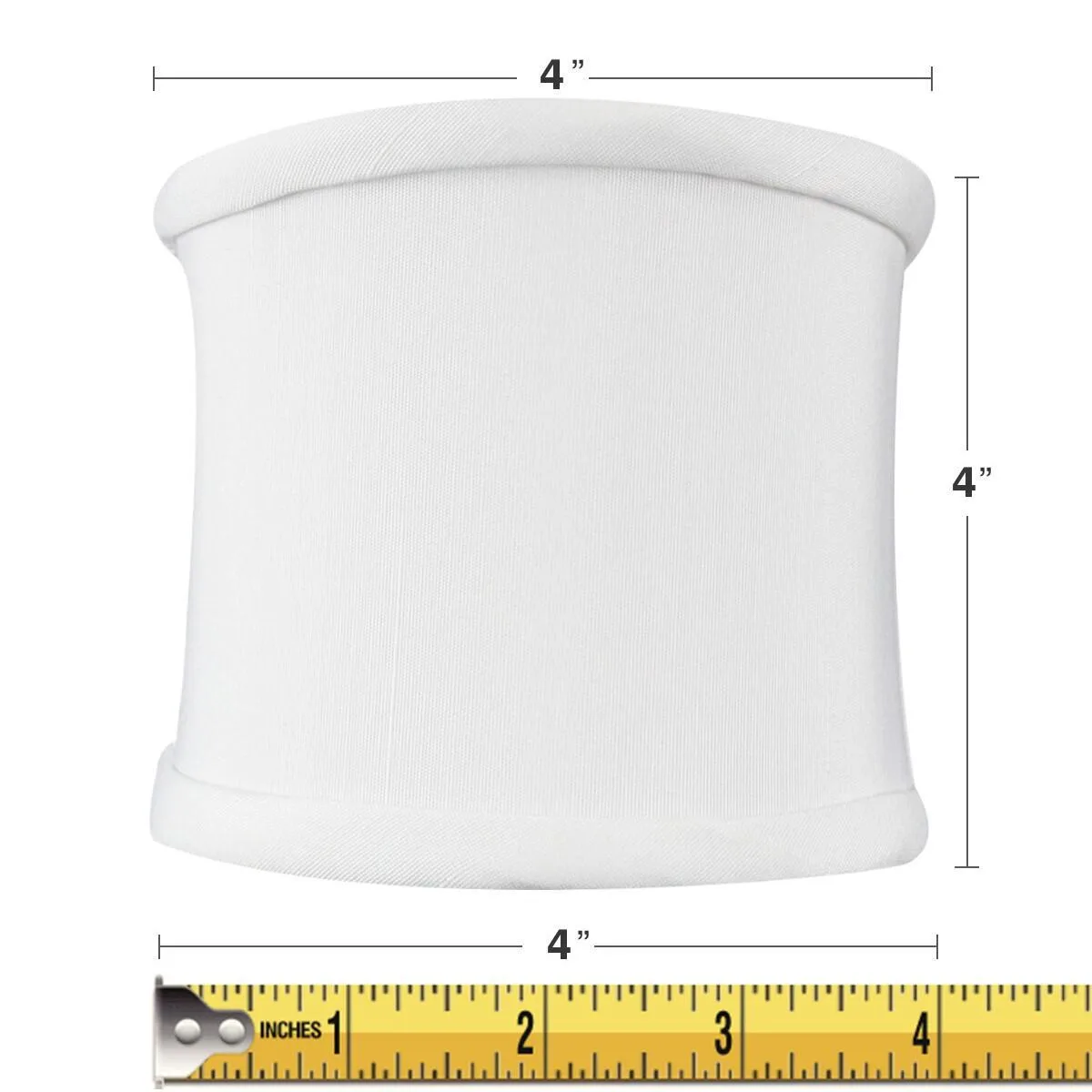 Home Concept Home Concept Clip-on Sconce Half-Shell Shade 4x4x4.25 Down White — product photo