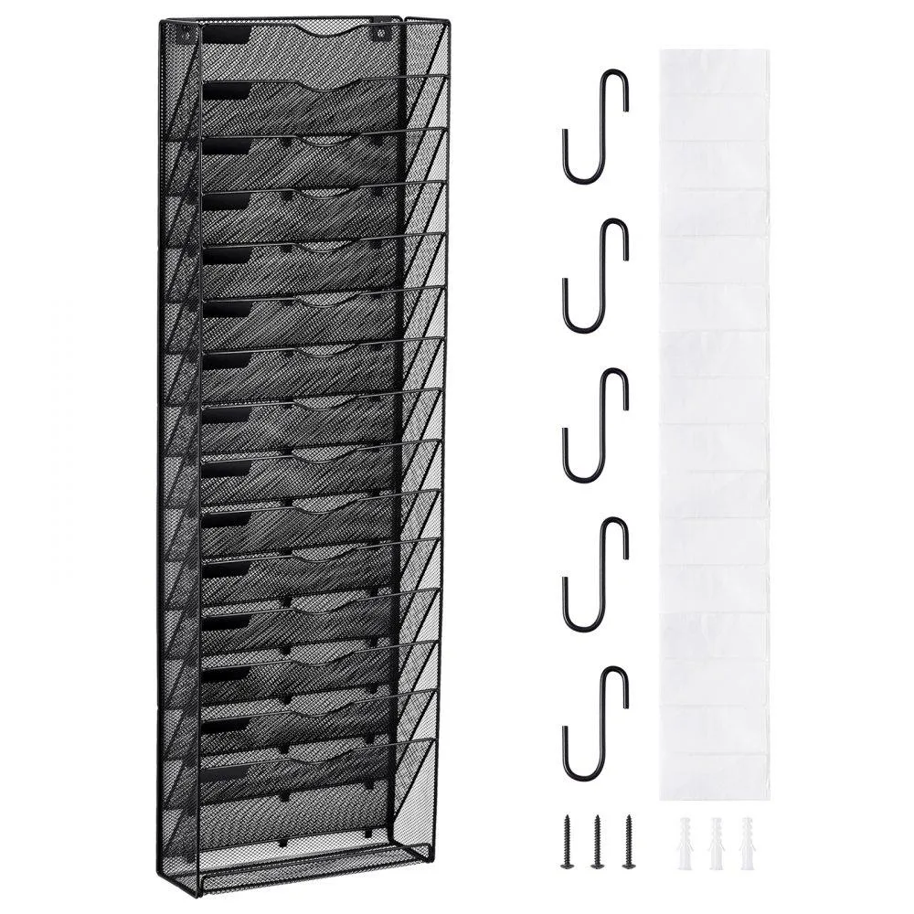 VEVOR VEVOR JLW021 16-Pocket Mesh Wall File Organizer 325x105x1020mm — product photo