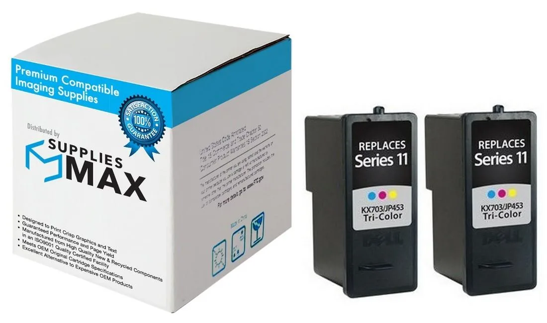 SuppliesMax SuppliesMax Dell 2CLR948 Inkjet Cartridge 2 Pack — product photo